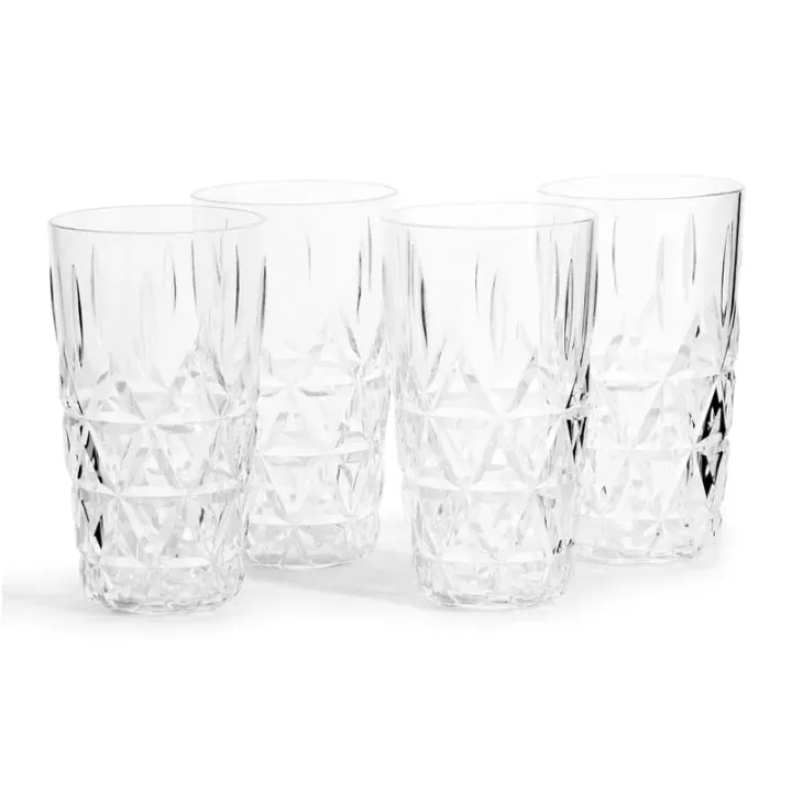Sagaform Acryl picnic tumblers 400ml set of 4 - LT52115 (N0004)